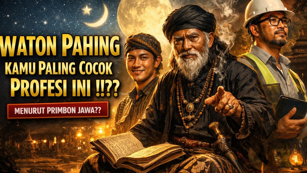 MENURUT PRIMBON JAWA !!! PROFESI YANG COCOK BUAT PAHING TERNYATA...