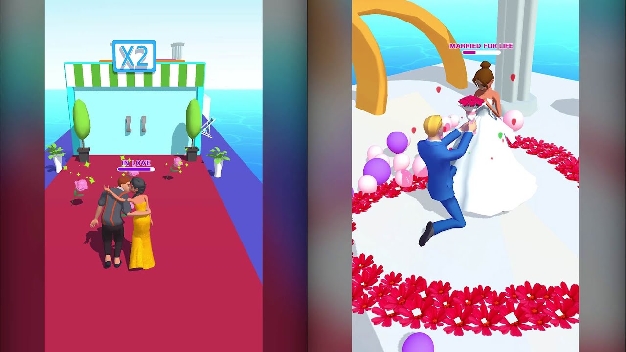 Date Queen - Android,iOS All Levels (1-3) Game Play Endless Run