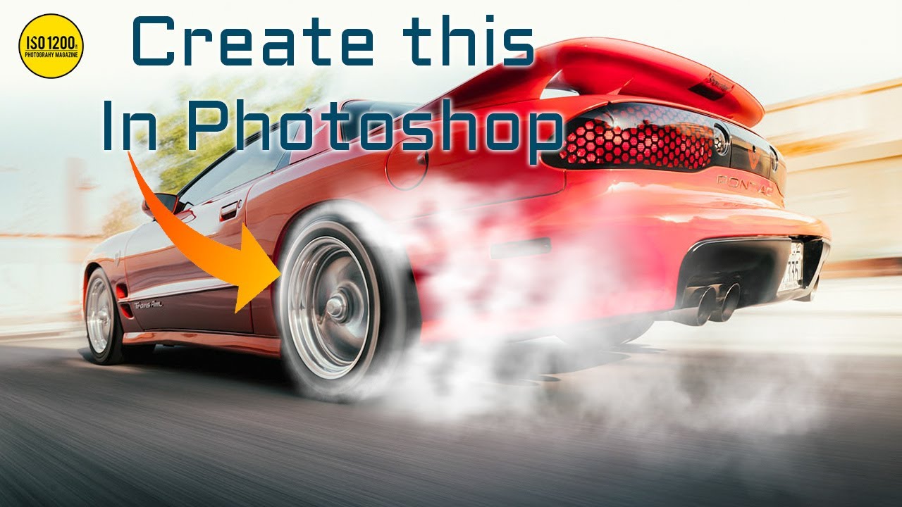 Photoshop Wheel Burnout Smoke Effect Tutorial