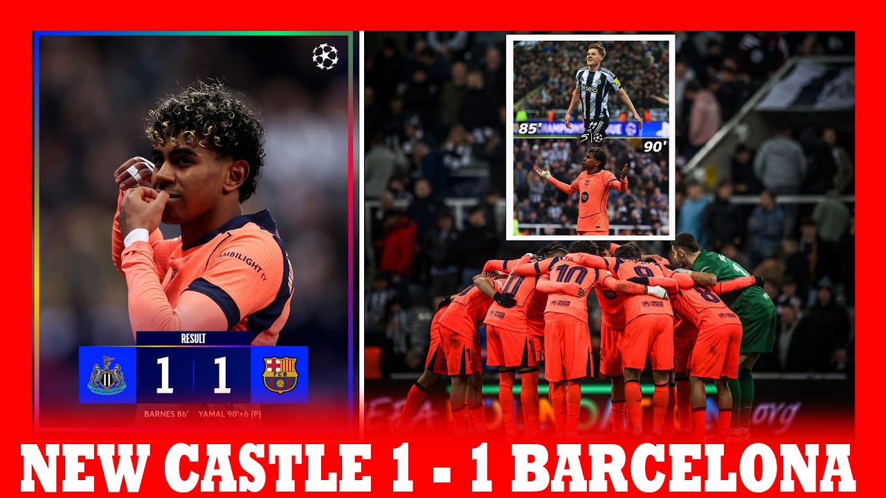 LAMINE YAMAL YAKUYE BARCA KWA NEWCASTLE! HANSI FLICK AFITE IKIZERE | PENALITI?