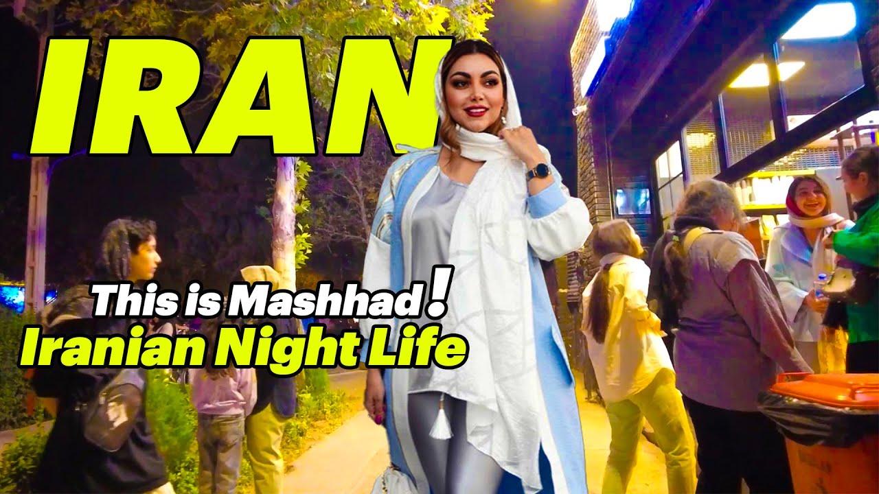 IRAN Walking Tour in Mashhad Luxury Night Life Hafte tir |  ایران
