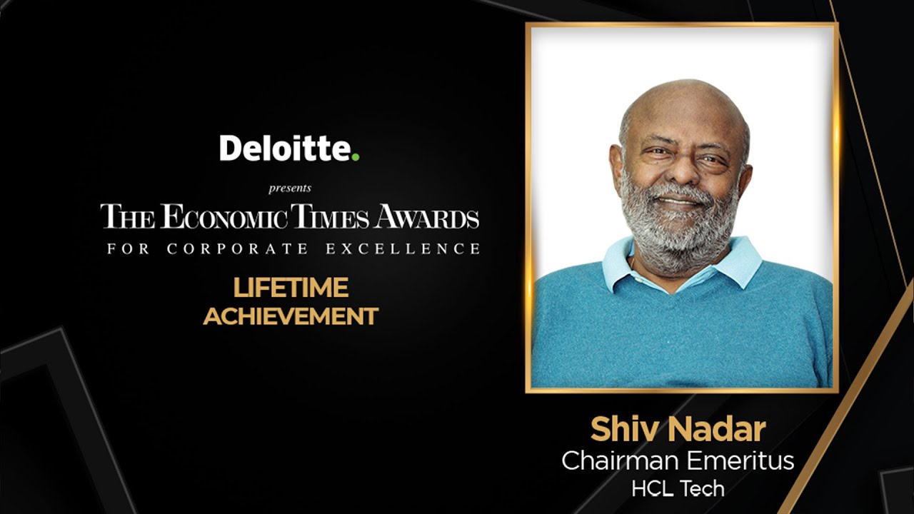 ET Awards 2022 | Lifetime Achievement: Shiv Nadar, Chairman Emeritus, HCL Tech