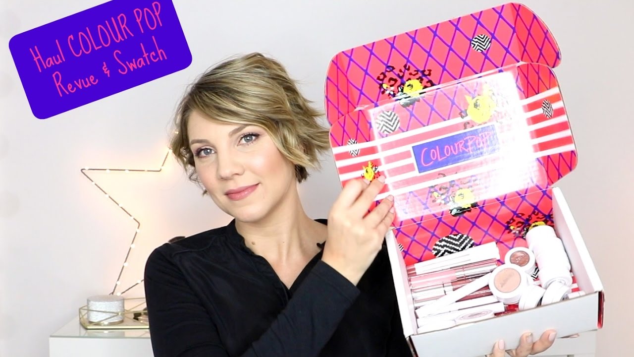Haul Colour Pop : revue & swatch