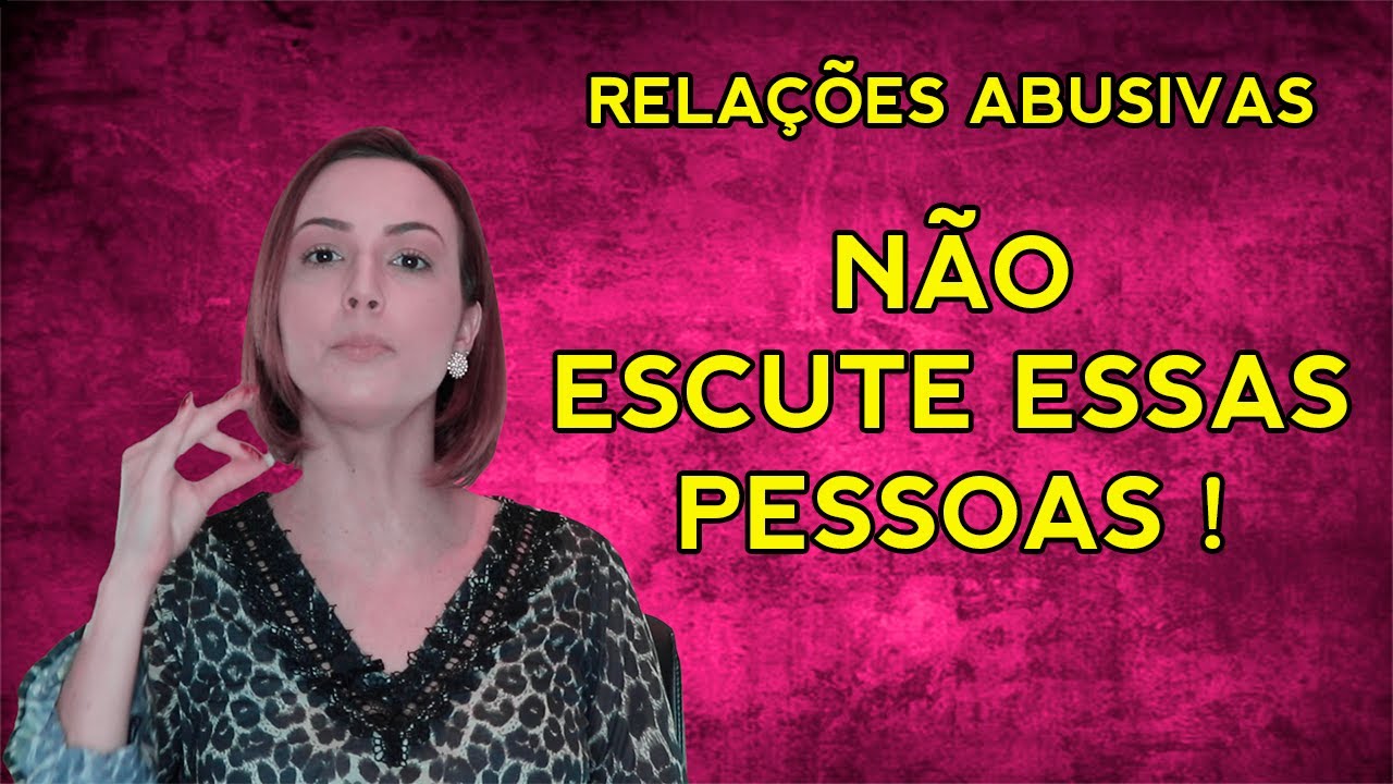 RELAÇÃO ABUSIVA: ninguém é obrigado a ficar na relação abusiva