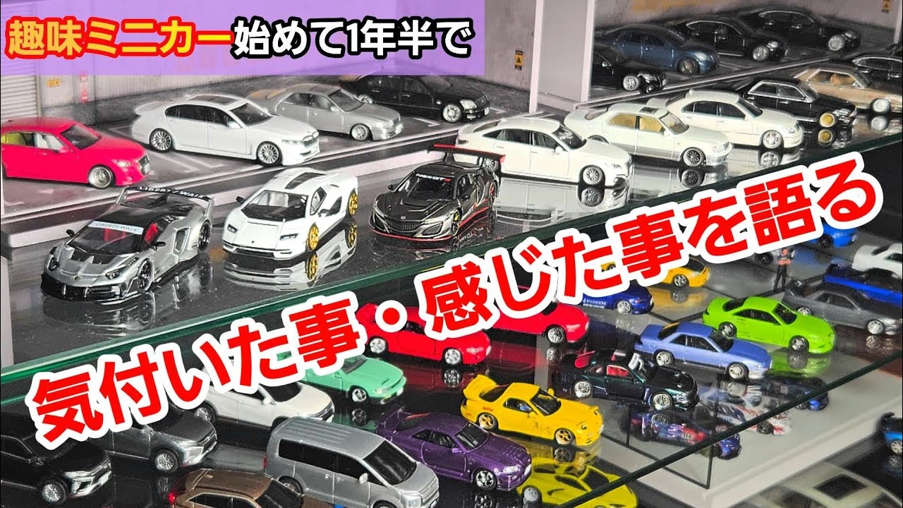 【趣味ミニカー】始めて1年半で気付いた事やミニカーあるあるを語ってみる！