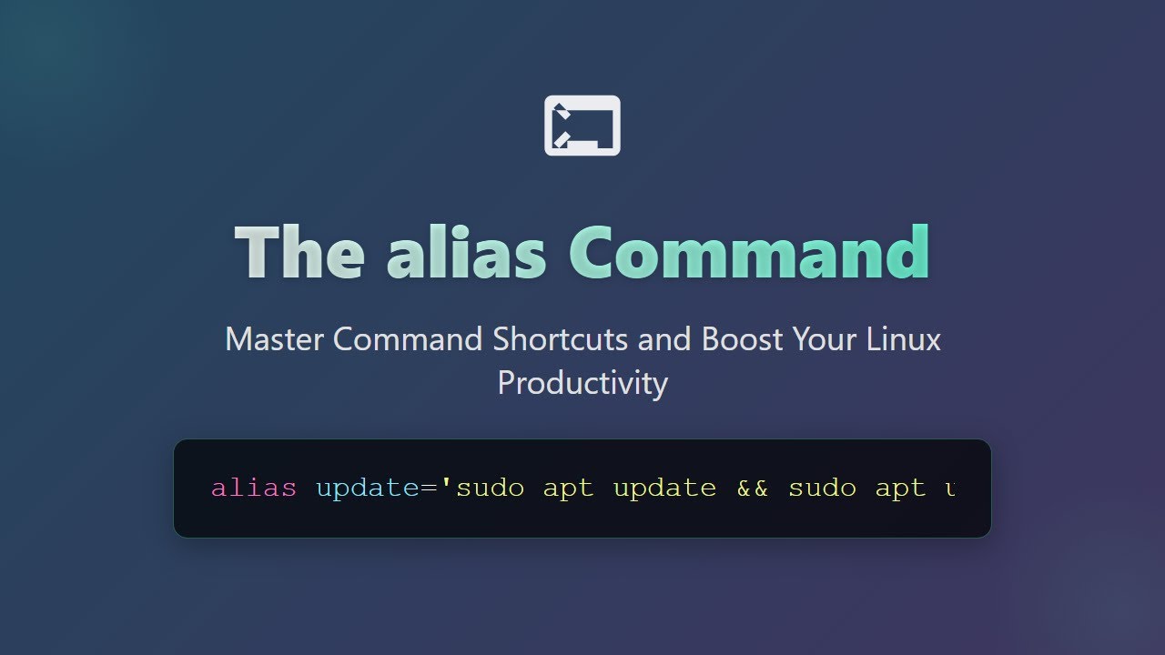 Linux alias Command: Create Shortcuts & Boost Productivity! 🔥
