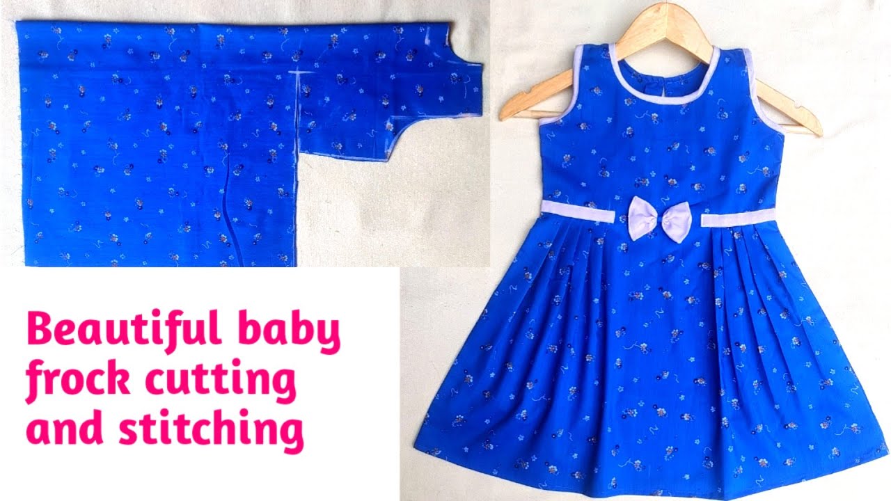 Beautiful baby frock cutting and stitching/4-5 year old girl dress cutting and stitching
