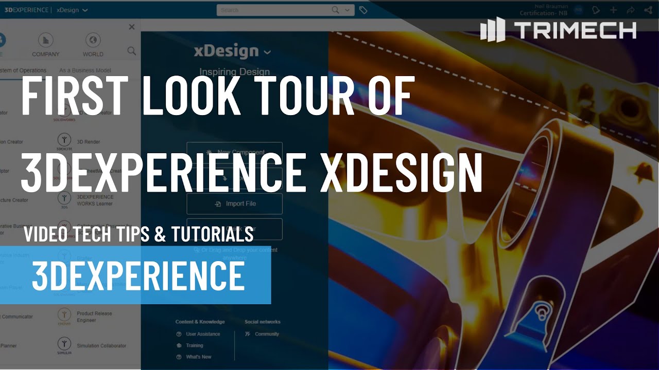 First Look Tour of 3DEXPERIENCE xDesign