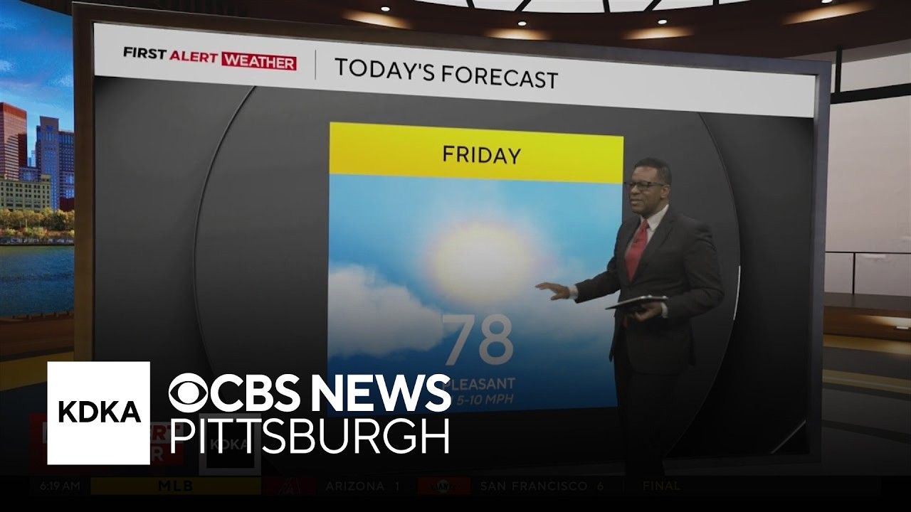 KDKA-TV Morning Forecast (8/28)