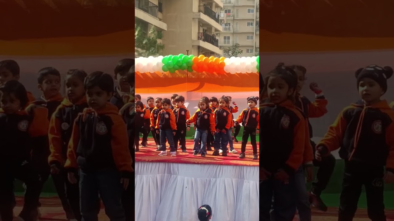 Republic day school dance performance🪖💪#republicworld #india #army #navy #airforce #soldier #indian