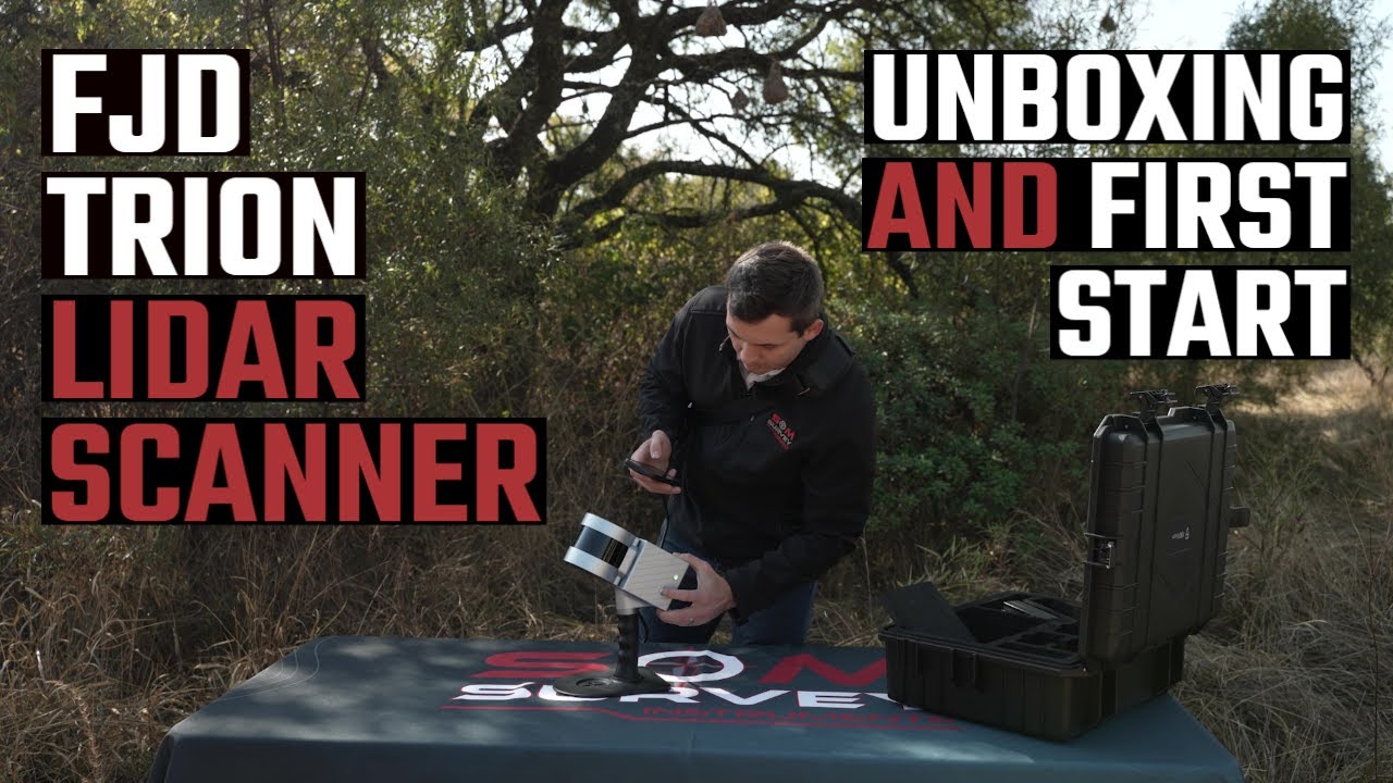 FJD Trion LiDAR Scanner | Unboxing and First Start | 3D LiDAR Laser Scanner
