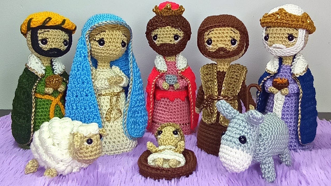 PESEBRE CUERPO BASE amigurumi tejido a crochet ( 17 cm )