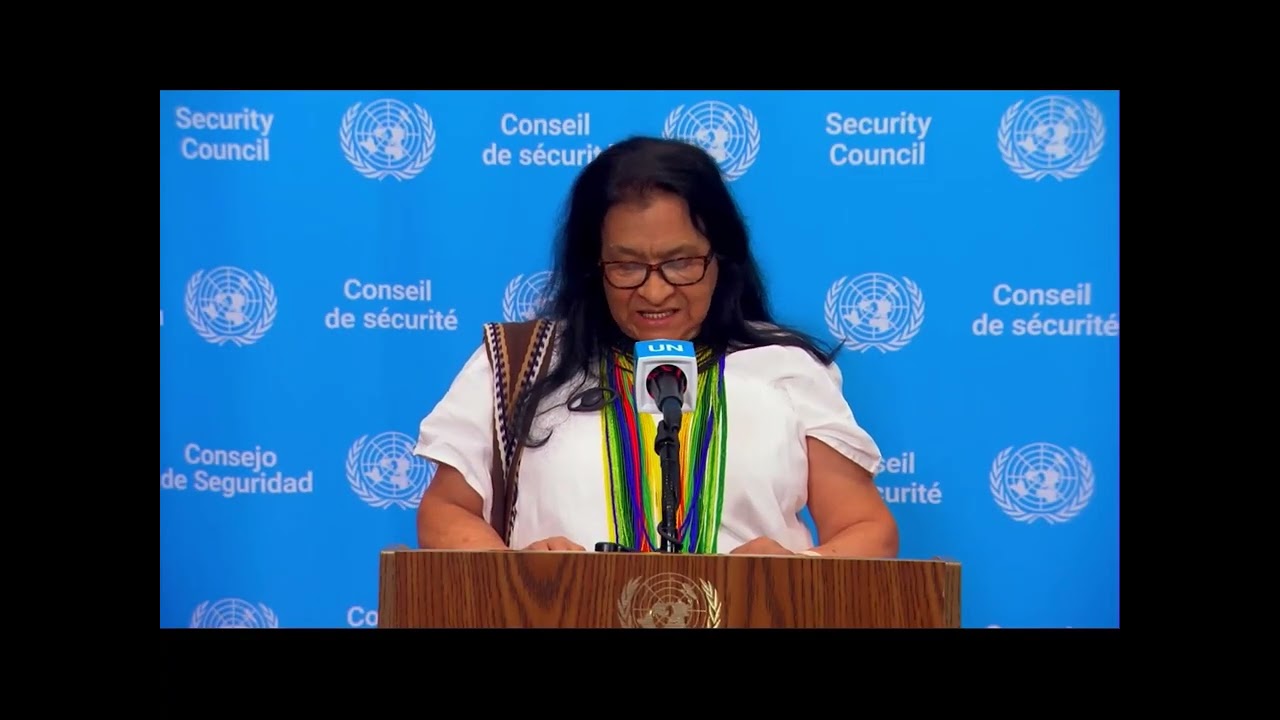 Discurso Embajadora de Colombia en la ONU ante el Consejo de Seguridad en  instalación de la bandera