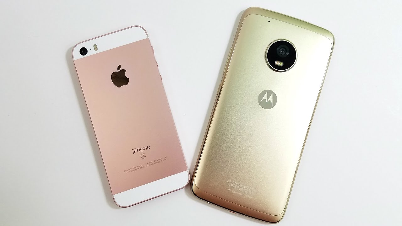 iPhone SE vs Moto G5 Plus