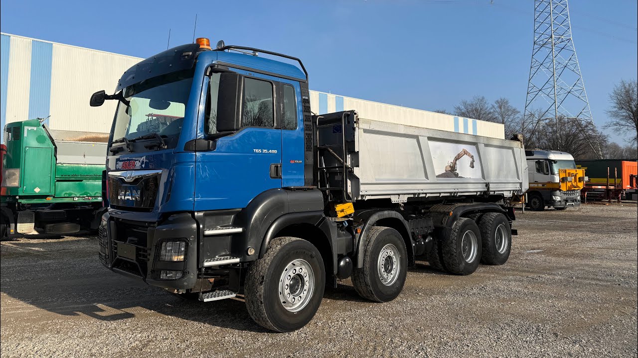 MAN TGS 35.480 3-Seiten-Kipper mit Bordmatic