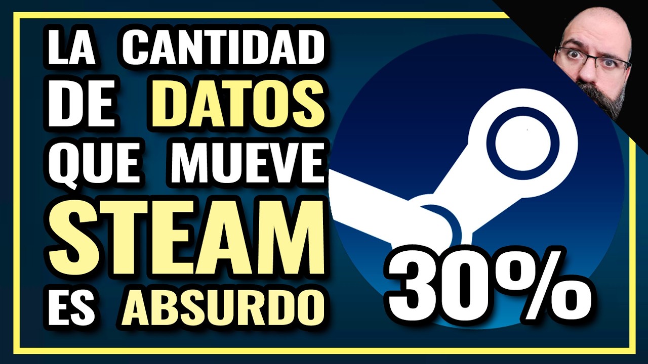 STEAM y el 30% de Exabytes y Petabytes #videojuegos #steam #pcgaming
