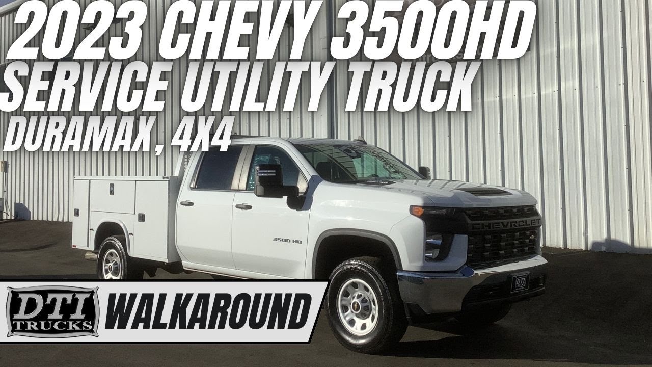 2023 Chevrolet 3500HD Service/Utility Truck, Diesel, 4x4 #17897M