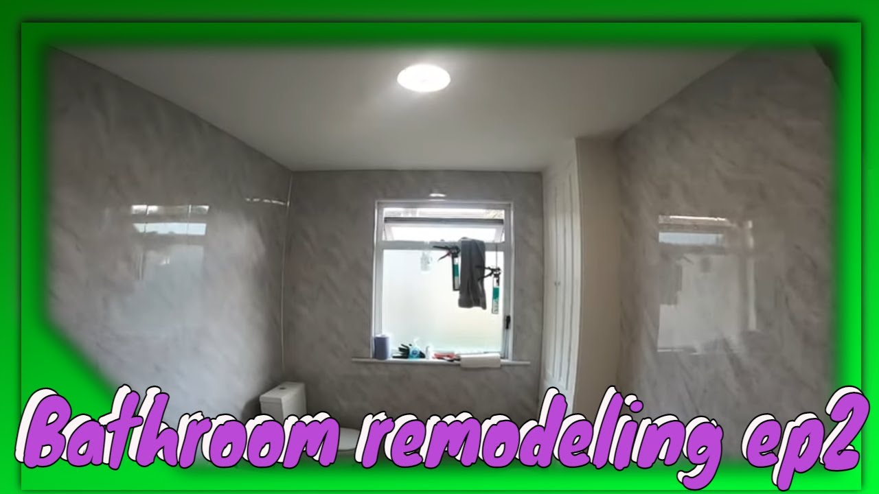 Install Bathroom panels - Over tiles ep2