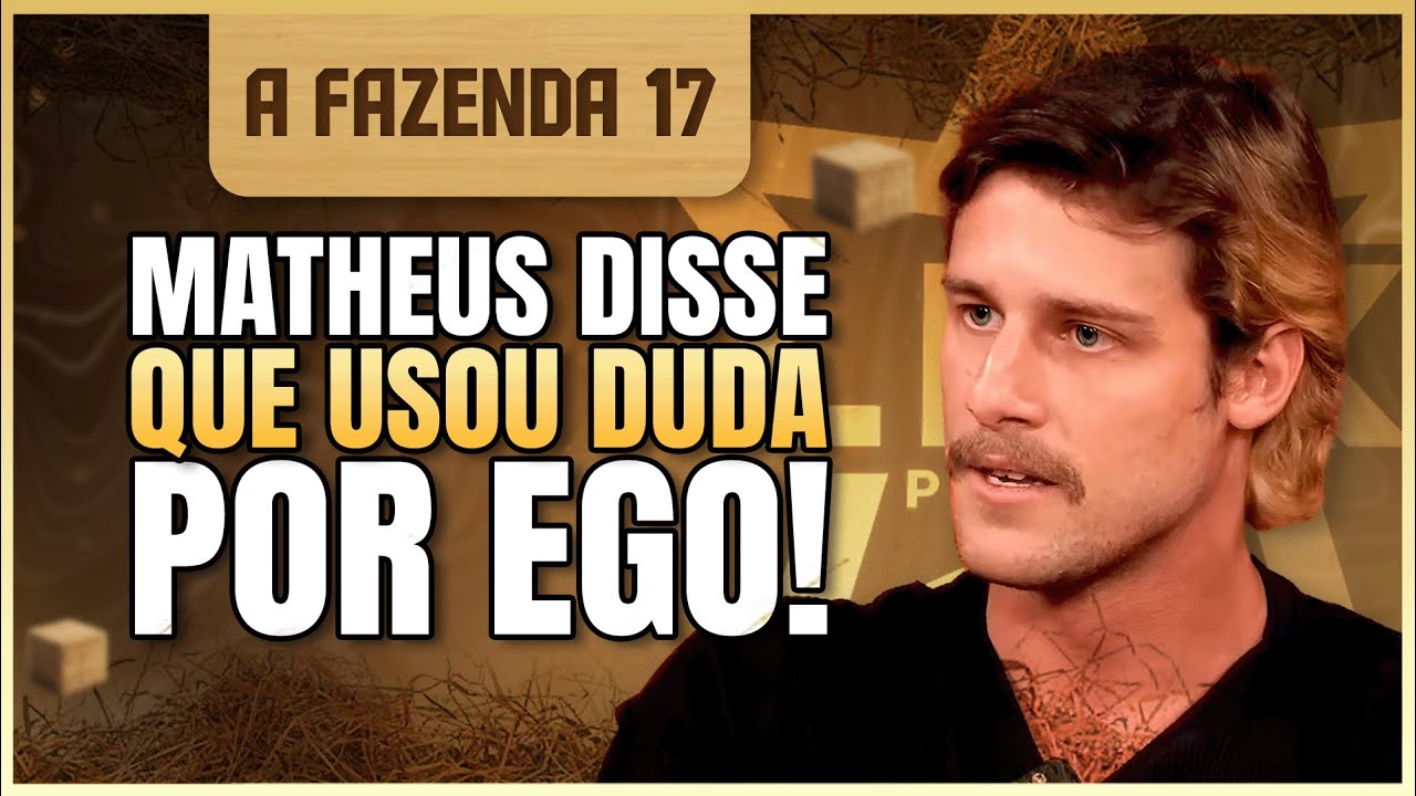 MATHEUS DIZ QUE ESCOLHEU ACREDITAR EM WALLAS POR DUDA NÃO PASSAR CONFIANÇA | LINK PODCAST