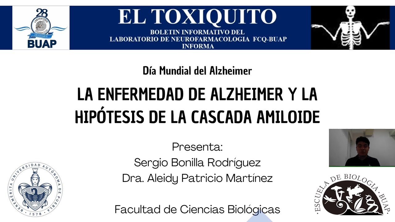 La Enfermedad de Alzheimer y la cascada amiloide - por Biól. Sergio Bonilla Rodríguez - 21 Sep 2022