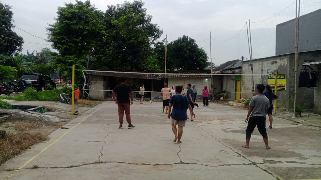 Voli Rabu Seruu 🏐//set 1&2//Februari Happy Lapangan Belimbing Purati 🌳
