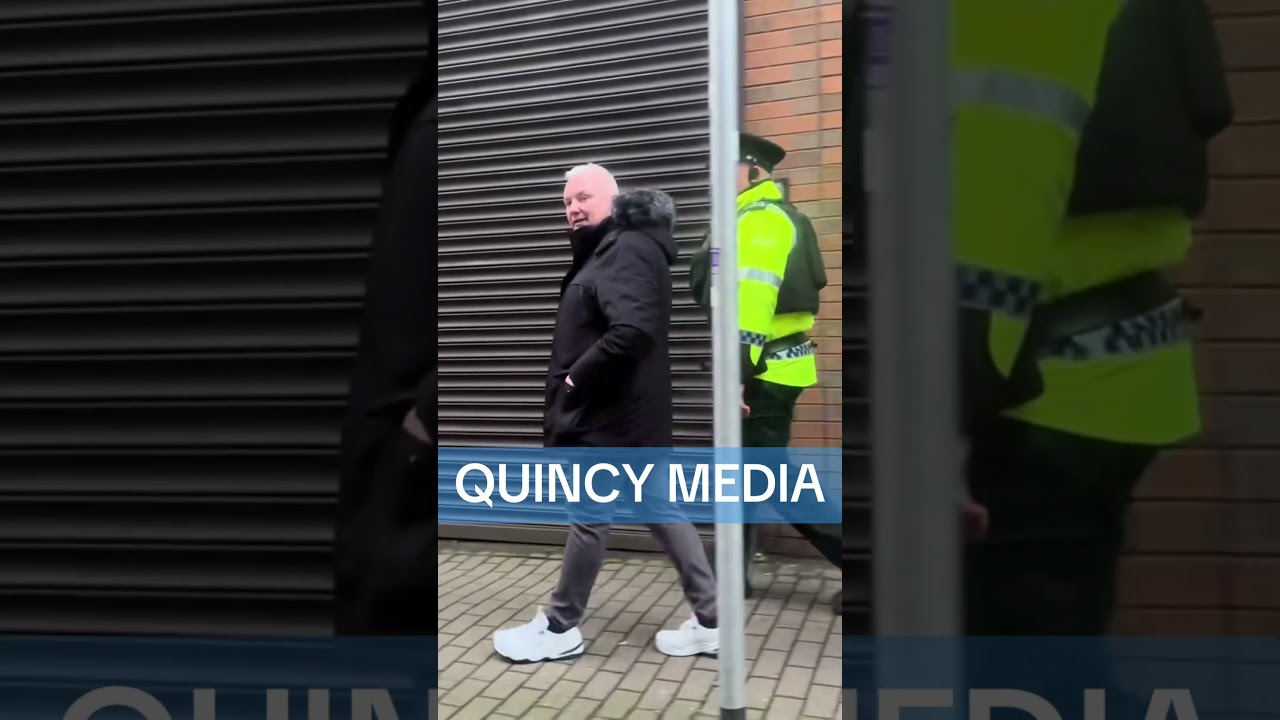 Stephen Nolan in Belfast city centre with police&hellip;.