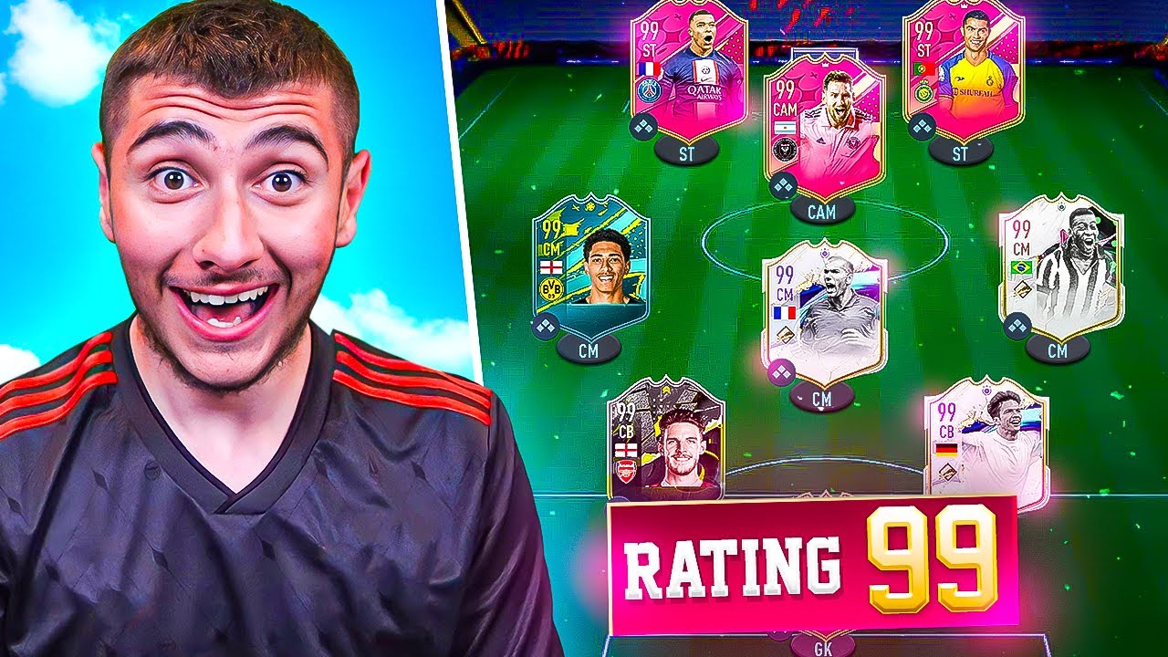 Я использовал состав с рейтингом 99 в FIFA!