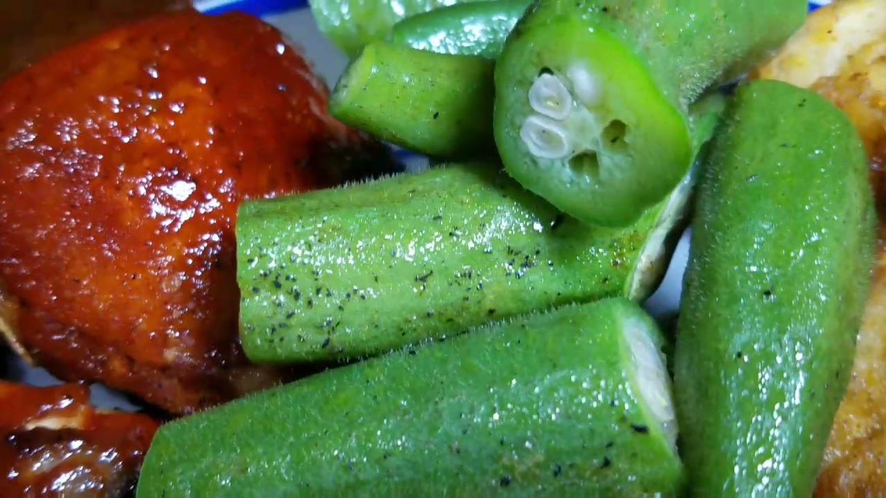 Steamed Okra || Cally J's Kitchen