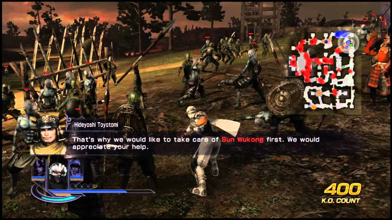 Warriors Orochi 3 - Ryu Hayabusa Gameplay