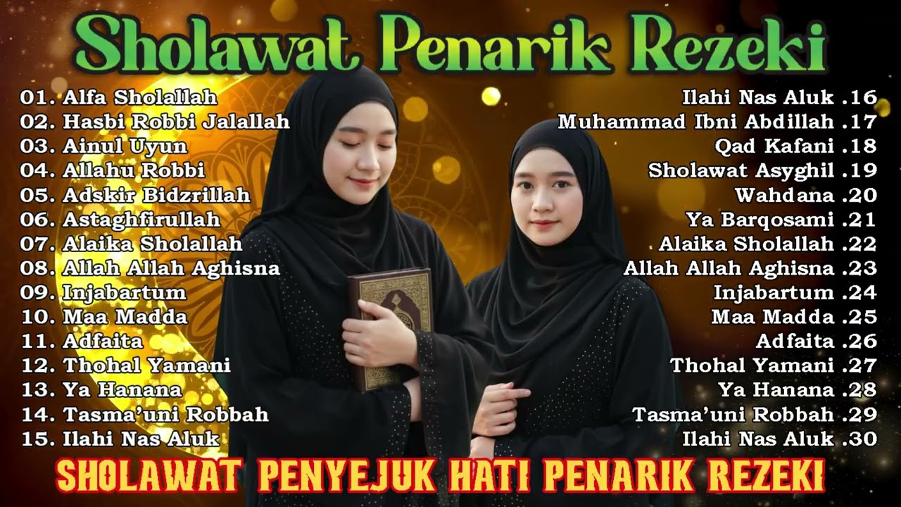 SHOLAWAT JIBRIL PEMBUKA PINTU REZEKI || ALFA SHOLALLAH || SHOLAWAT NABI MERDU TERBARU 2026