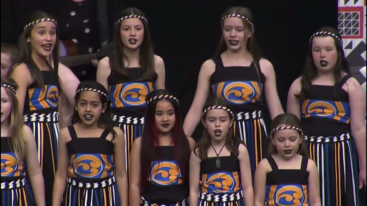 LAS Kapa Haka group performing at Otago Polyfest 2025
