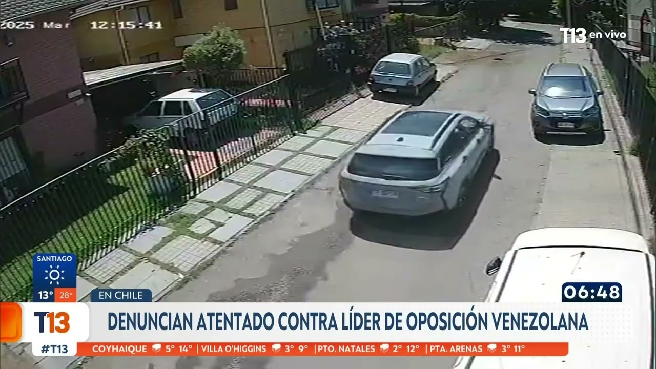 Denuncian atentado contra l&iacute;der de oposici&oacute;n venezolana en Chile