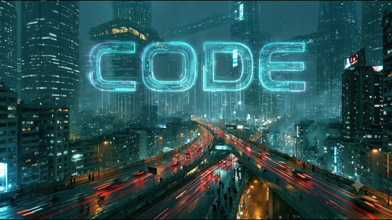 Late Night Tokyo Coding | Cyberpunk Ambient Music for Deep Focus & Coding