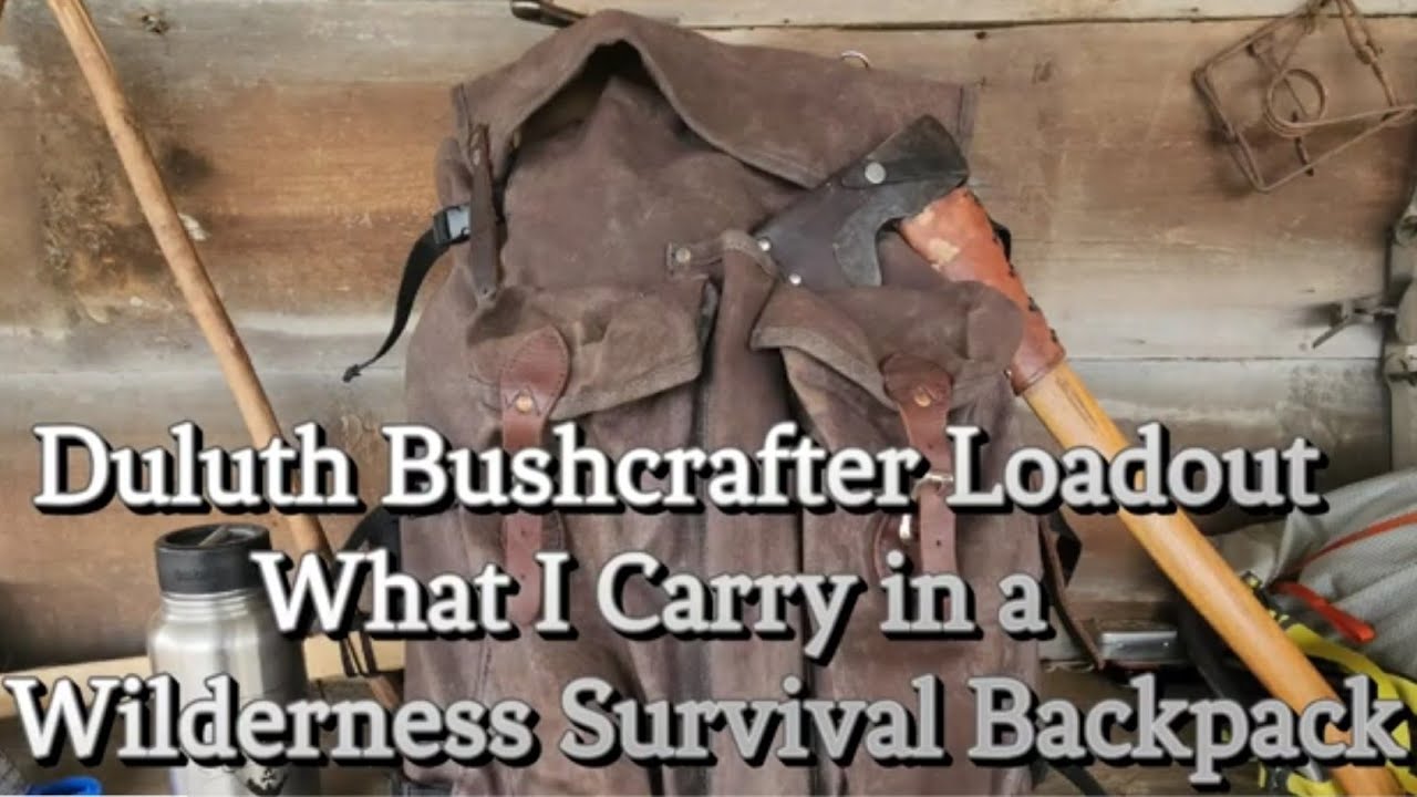 What I carry in my Bushcraft Backpack