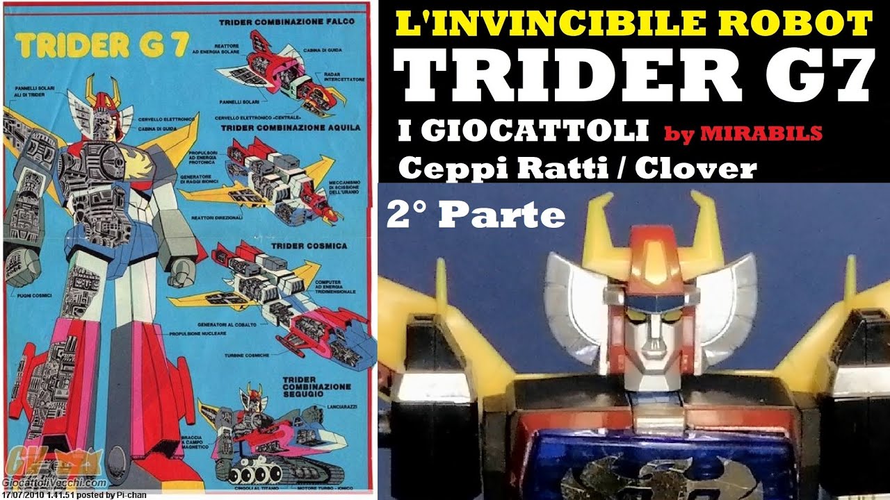 TRIDER G7 i giocattoli, 2° PARTE
