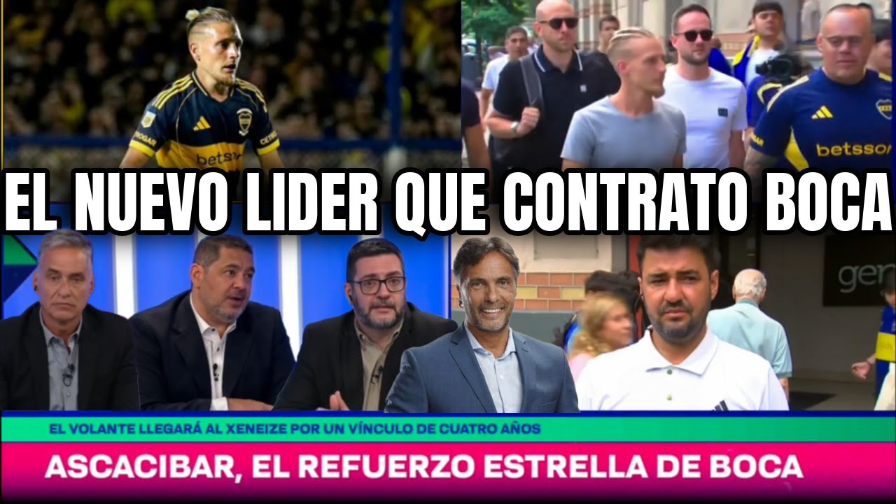 BOCA SACUDIO EL MERCADO DE PASES y RIQUELME Compro a Ascacibar para la Copa Libertadores