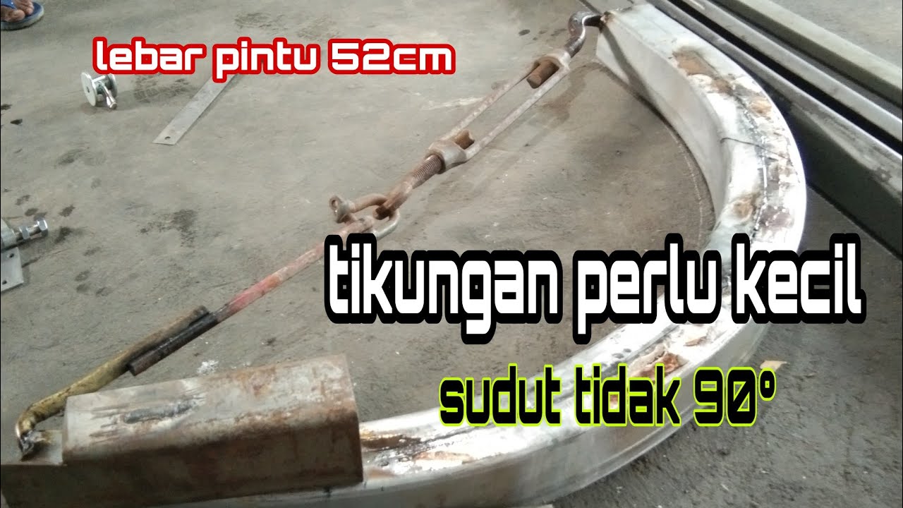 cara  dan tips mengecilkan rel tikung ,,,pakai brander potong