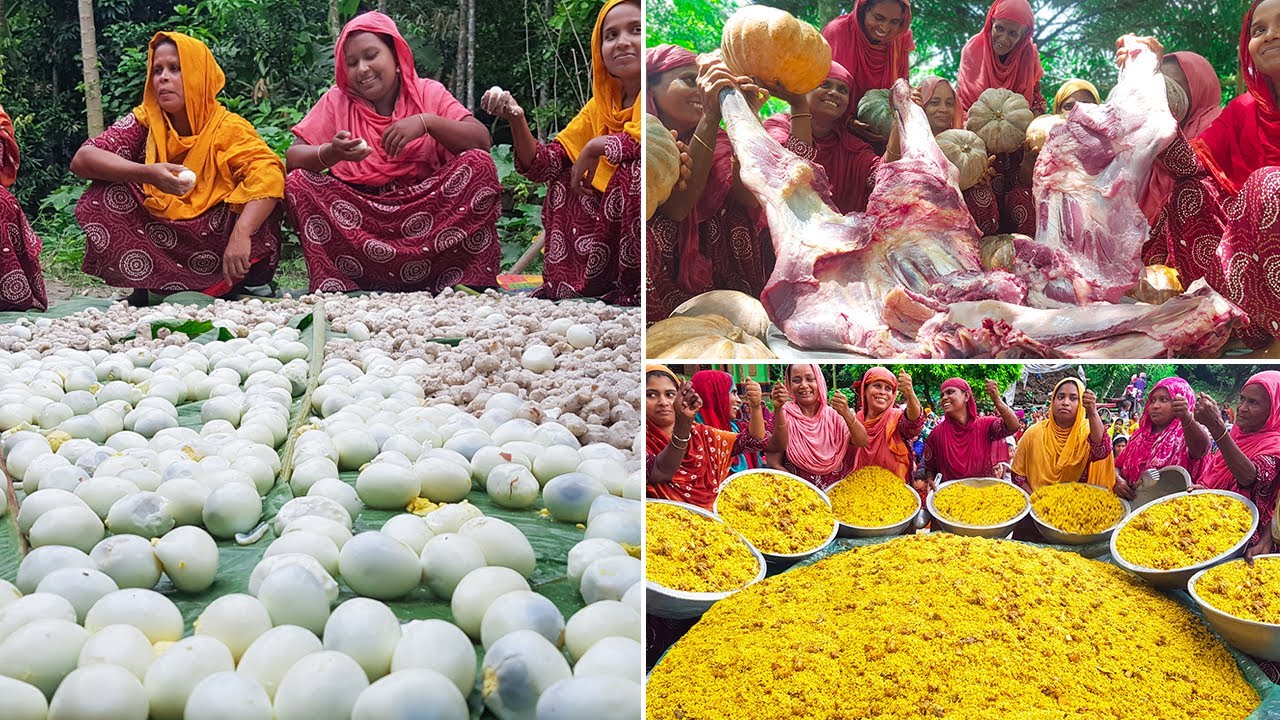 Hearty Village Feast: Beef & Pumpkin Curry, Chicken Hodgepodge & Egg Delights