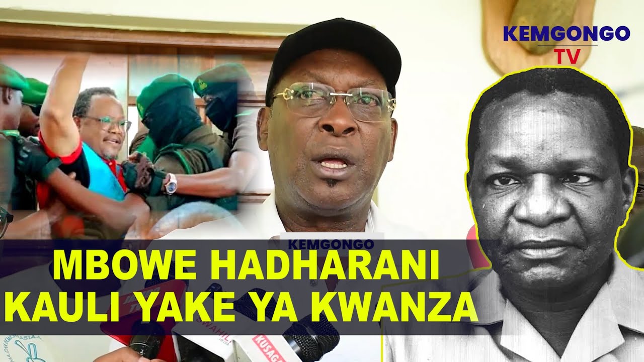 KWA MARA YA KWANZA MBOWE ATOA KAULI! MSIBANI KWA MZEE MTEI