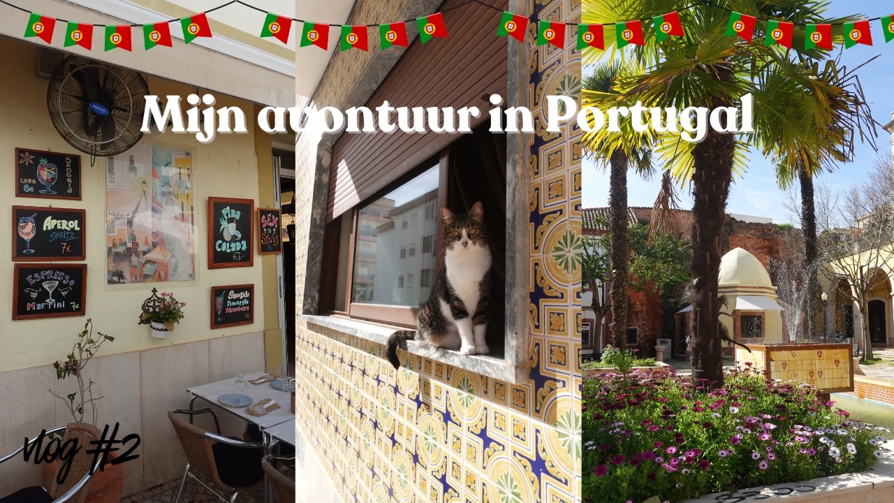 Huurauto ophalen en terras met stagebegeleider ✩ #portugalvlog2