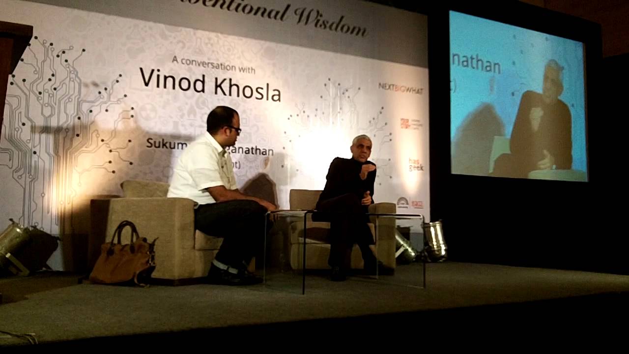 13 of 14   Sukumar Ranganathan, Editor, Mint, in conversation with Vinod Khosla