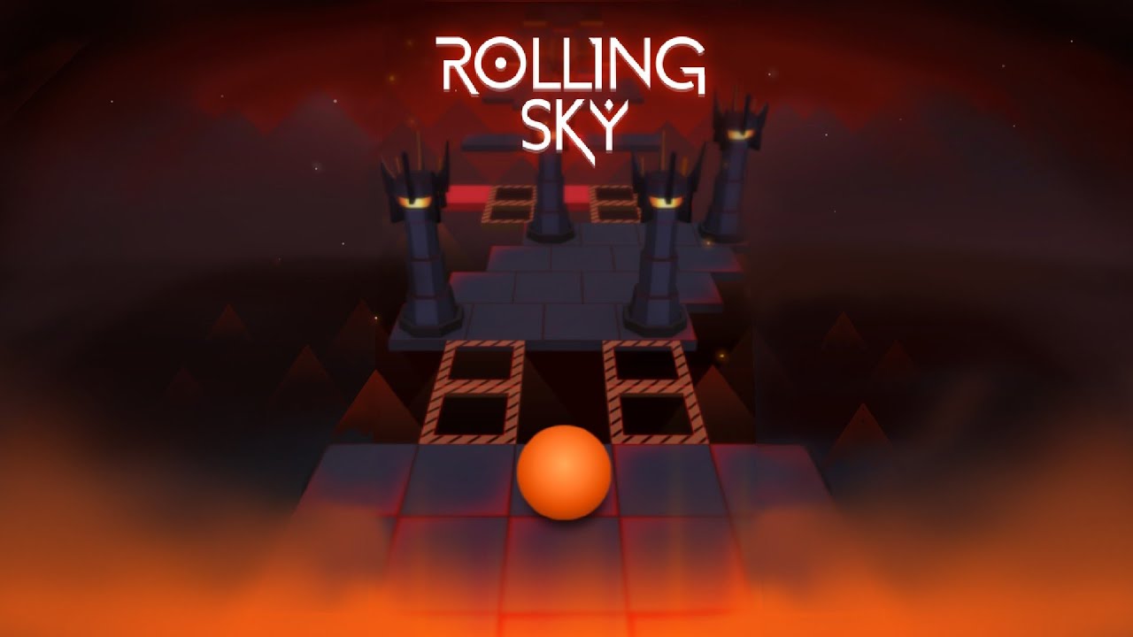 Rolling Sky - Volcano [ V ] (Gameplay)