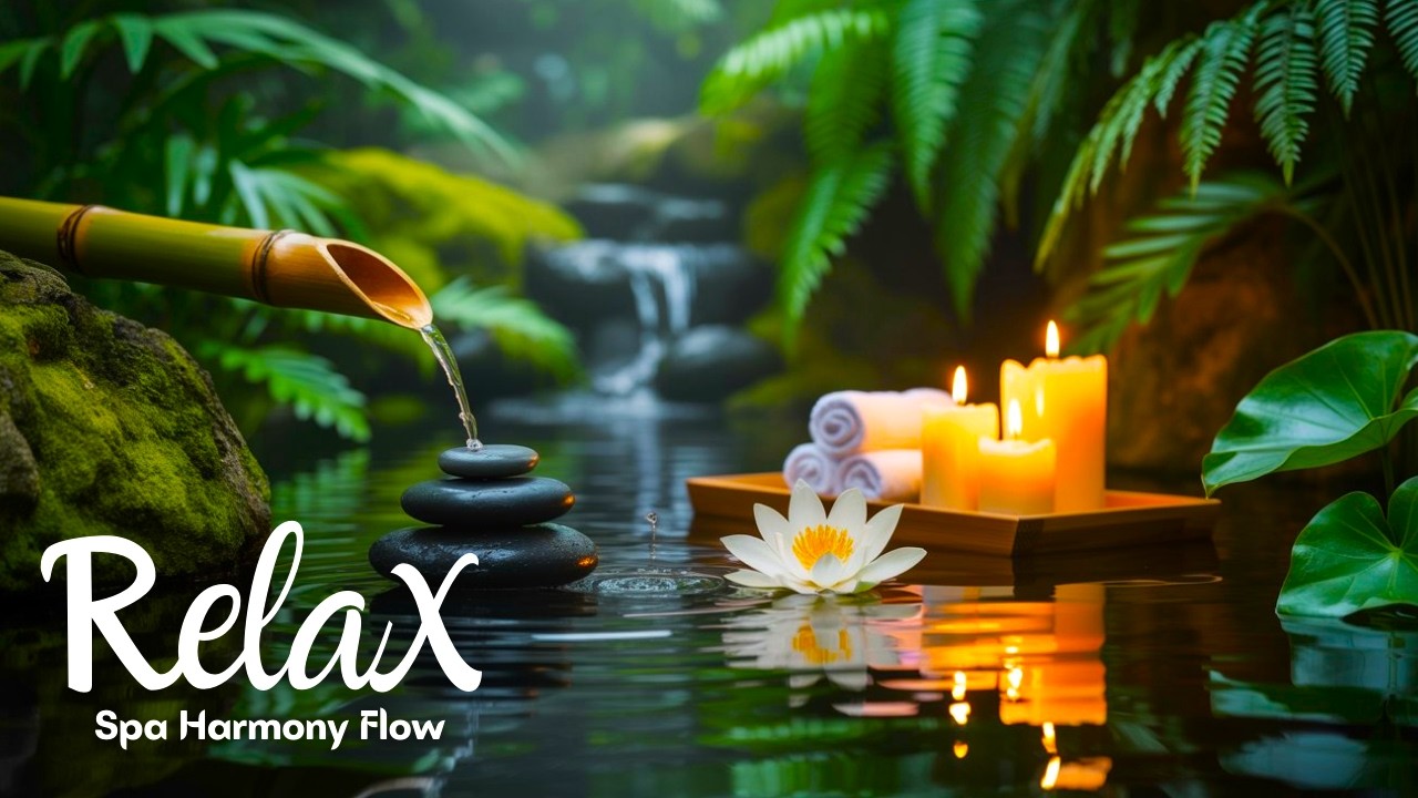 Zen Spa Music 🕯️| Heion Tranquility – Gentle Japanese Piano & Soothing Water Ambience