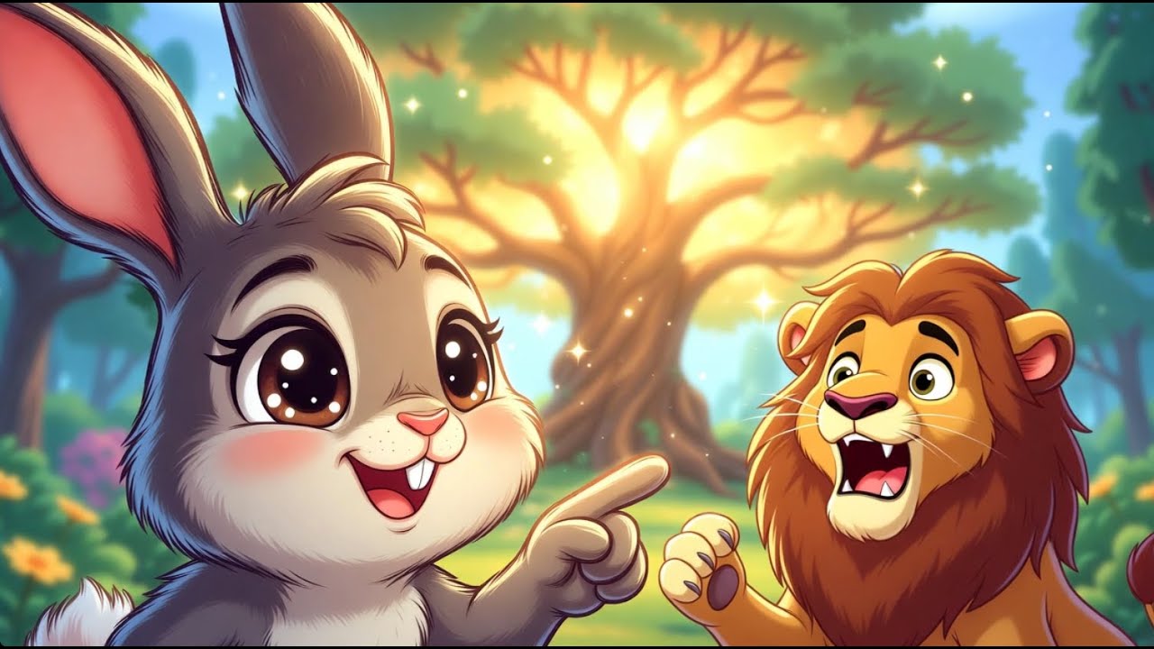 The Clever Rabbit and the Lion | Moral Story for Kids | Merrytale Tree
