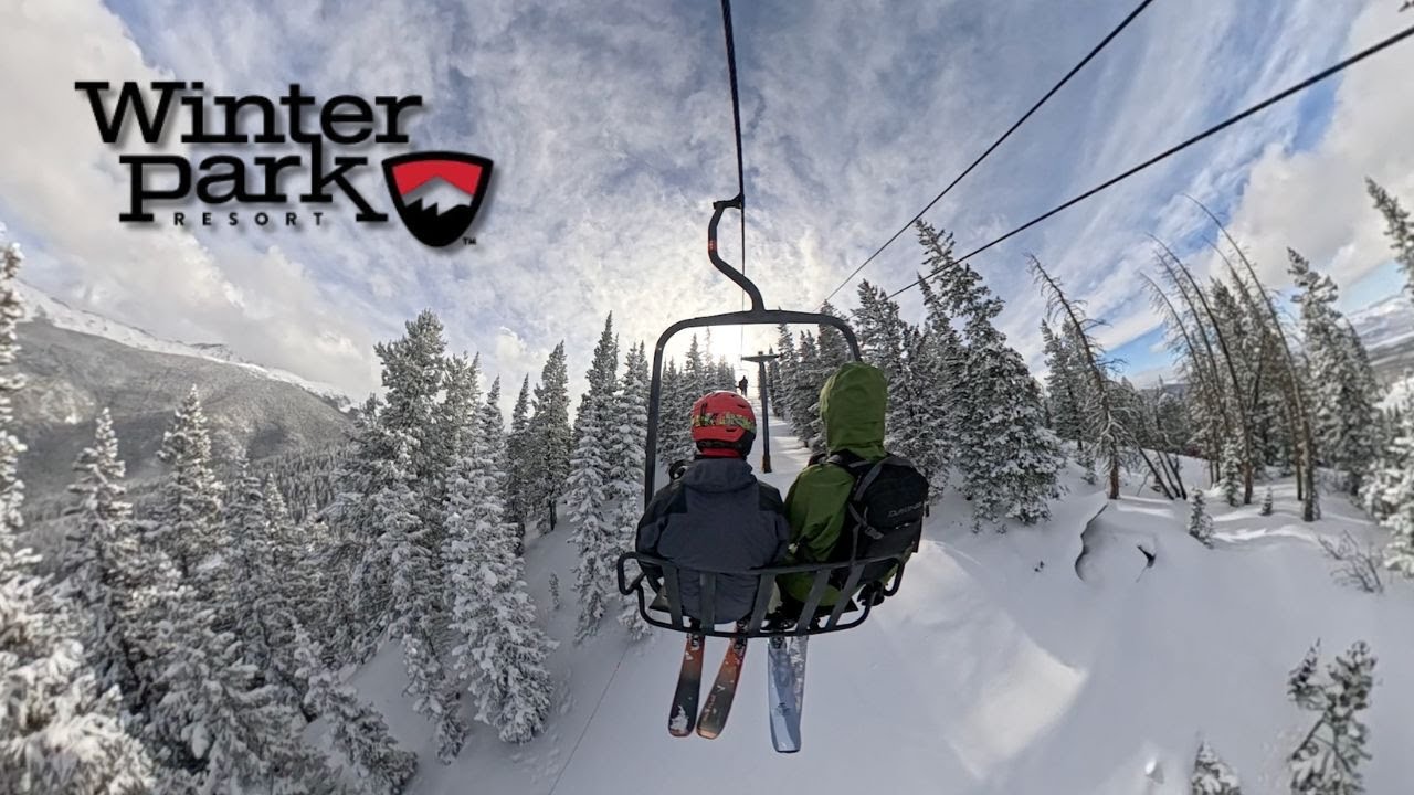 Powder day at WINTER PARK, COLORADO!