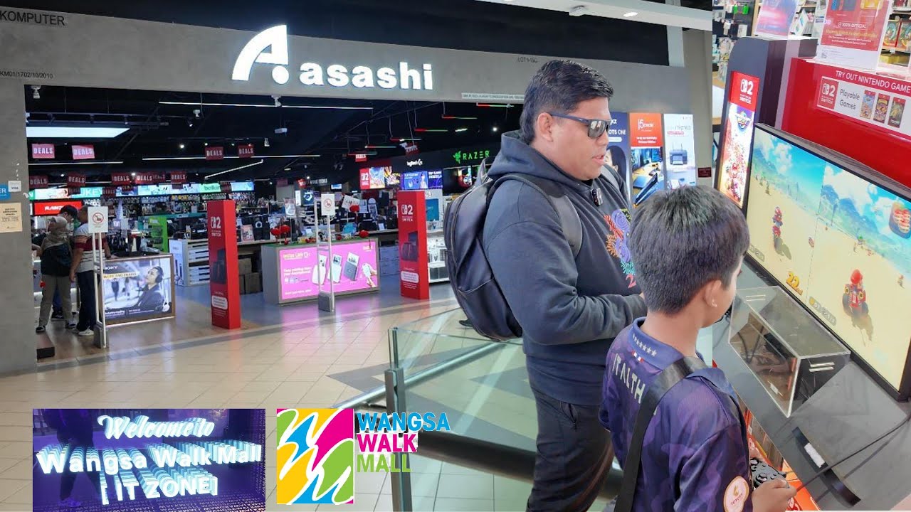 AKU PERGI WANGSA WALK IT ZONE! KEDAI GAME APA YANG ADA DEKAT SANA? TENGOK SAMPAI HABIS