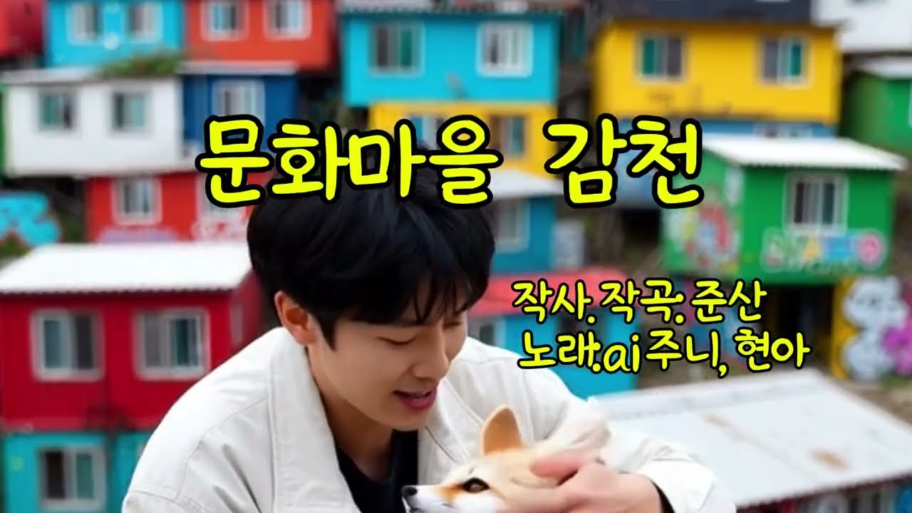 [자작곡] 부산 여행 갈 때 무조건 들어야 하는 노래 🎧 '문화마을 감천' (feat. AI 주니, 현아)