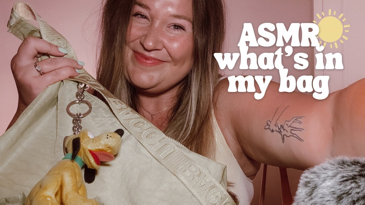 ASMR What’s in my Bag ⋆｡°✩(Baggu Purse)