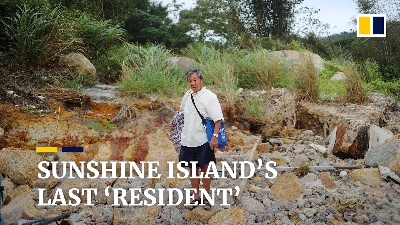 Last ‘resident’ of Hong Kong’s abandoned Sunshine Island objects to Lantau reclamation plan