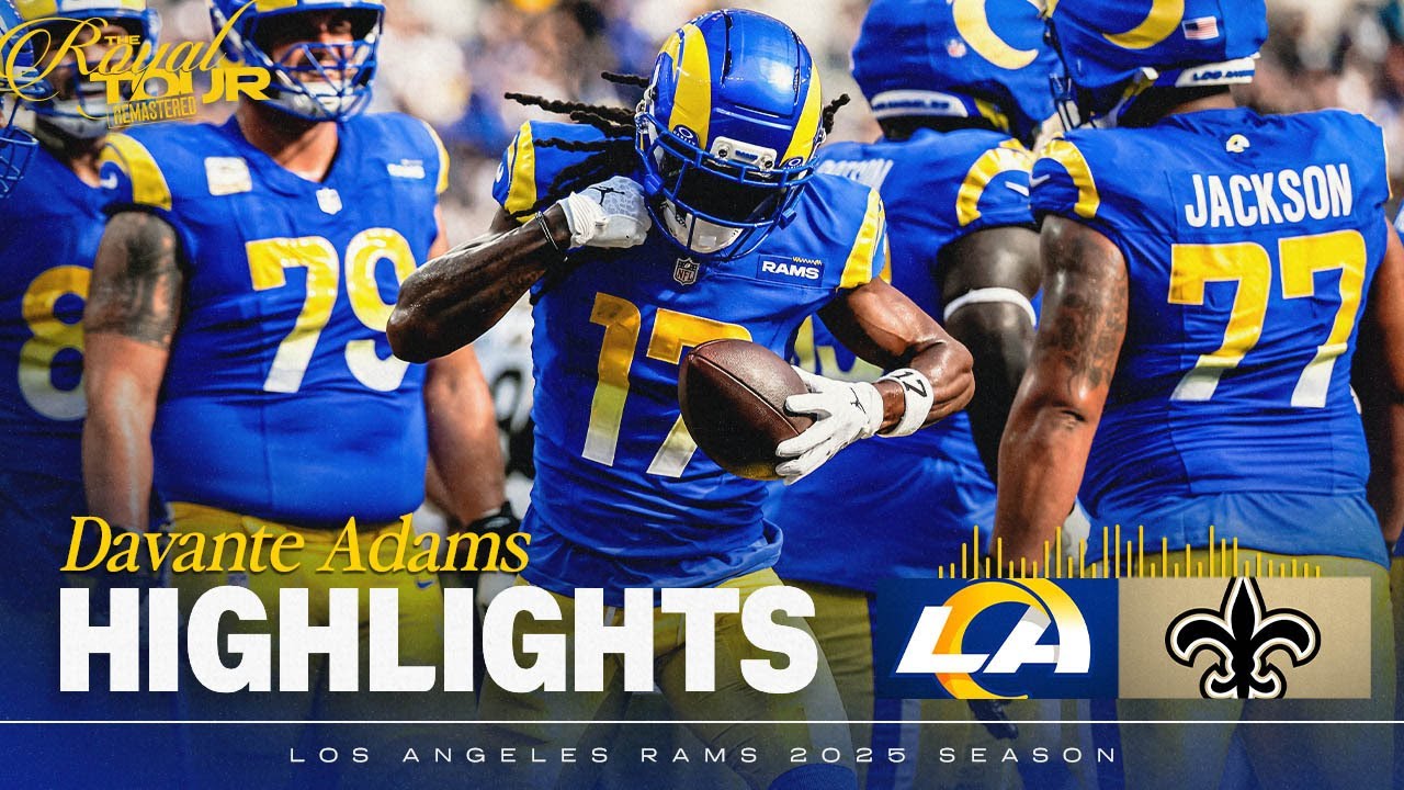 HIGHLIGHTS: Davante Adams' Best Catches From 2-Touchdown Game vs. Saints In Week 9